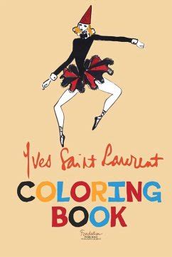 Yves Saint Laurent Coloring Book (Paperback) 